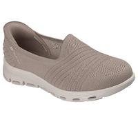 Skechers Anne Flex Serene Women's Slip On Shoes, Taupe, 8 UK