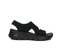 Skechers Arch Fit 119458 Womens Black Sandals Arch Support Walking Shoes Comfort