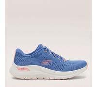 Skechers Arch Fit 2.0 Big League Lace Up Trainer BLUE SIZE 3 1/2