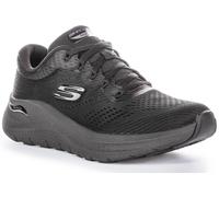 Skechers ARCH FIT 2.0 BIG LEAGUE, Women's Sneaker, Black, 5 UK