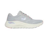 Skechers ARCH FIT 2.0 BIG LEAGUE, Women's Sneaker, Gray, 4 UK