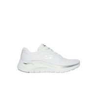 Skechers Arch Fit 2.0 Glow The Distance Lace-up Trainer - White, White, Size 5, Women White