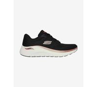 Skechers Arch Fit 2.o Glow The Distance Lace-up Trainer, Black, Size 3, Women Black