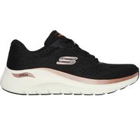 Skechers Arch Fit 2.0 Glow The Distance Womens Shoes Black Stylish Casual Daily