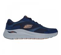 Skechers Arch Fit 2.0 - The Keep Navy/Orange Men's Removable Insole Trainers
