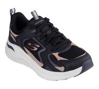 Skechers Arch Fit 2.0 Vintage Luxe Leather WoMens Black/Rose Gold Trainers - Size UK 5