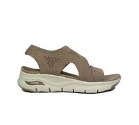 Skechers Women's Sandals – Arch Fit Brightest Day – Mocha Knit – UK 6