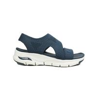 Skechers Women's Arch Fit Sling Sandals 119458 Navy Knit Plain Textile Size 4