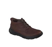 Skechers Arch Fit Garza Ridley Leather Men's Brown Ankle Boots - UK 11