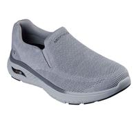 Skechers Arch Fit Crosser Locke Polyester Men's Grey Trainers - UK 8