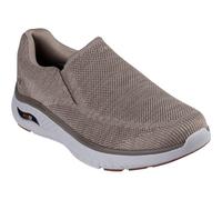 Skechers Men's Arch Fit Crosser Locke Sneaker, Taupe Mesh, 9 UK