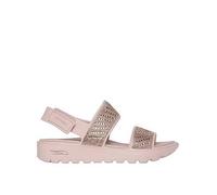 Skechers Arch Fit Footsteps Enchant Molded Double Band Slingback Sandal W/rhinestones, Pink, Size 4, Women Pink