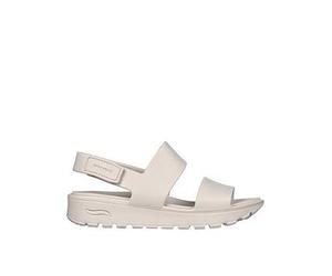 Skechers Arch Fit Footsteps Molded Double Band Sling Back Sandal, Natural, Size 7, Women Natural