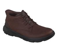 Skechers Arch Fit Garza Ridley Leather Men's Brown Ankle Boots - UK 12