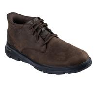 Skechers Arch Fit Garza Ridley Leather Men's Cocoa Ankle Boots - UK 6 / EU 39.5 / US 7