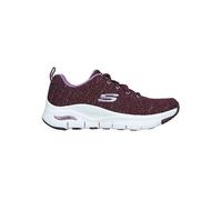 Skechers Arch Fit Glee for All Arch Fit Lace-Up Trainers Plum