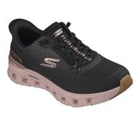 Skechers Women's Slip-ins: Arch Fit Glide-Step Pro - Golden Pace Sneaker in Black/Rose Gold, Size 4 | Textile/Synthetic, Vegan, Machine Washable