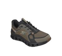 Skechers Arch Fit Glide-Step Proarch Fit Bungee Lace Mesh Slip On Trainers- Green, Green, Size 11, Men Green