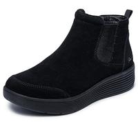 Skechers Arch Fit Laguna BBK Black Womens Ankle Boots 159095, 4 UK