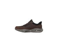 Skechers Men's Slip-ins: Arch Fit Orvan - Moxley Sneaker in Cocoa, Size 11 | Leather/Synthetic/Textile