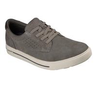 Skechers Arch Fit Solano 2.0 Rey Leather Mens Grey Lace-Up Shoes - Size UK 10