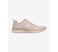 Skechers Women's Arch Fit Summits Daily Flow Trainers, Natural Mesh Synthetic Taupe Trim, 7 UK