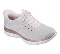 (, ) Skechers Arch Fit Summits - Soft Shimmer Textile Women's Light Pink Standard Trainers