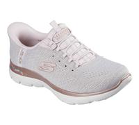 Skechers Martha Slip Ins LTPK Light pink Womens trainers 150641 in a Plain Textile in Size 7