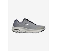 Skechers Arch Fit Trainers Light Grey Dark White - 40