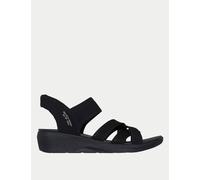 Skechers Arya - Cooling Off Wedge Sandals Black