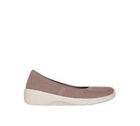 Skechers Women's Arya Fancy You Slip-On Sneakers, Mocha Knit, 8 UK