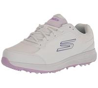 Skechers Athletic Upper Spikeless Golf Shoes Womens White/Lavender 3 UK