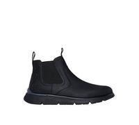 SKECHERS Mens Augustino Paulo Black Chelsea Boots Size: 10, Colour: