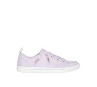 Skechers B Cute 20 Frayed Canvas Deconstructed Faux Lace Slip Ons - Lavender, Light Purple, Size 4, Women Light Purple