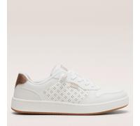 Skechers B Cute Court Luxe Kicks Slip On Trainer WHITE SIZE 8