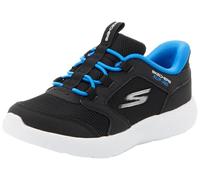 Skechers Dyna-Lite Turbo-Brisk Buddies Sneaker, Black Synthetic/Textile/Royal Trim, 7 UK Child