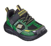 Skechers John Deere: Skech Tracks - Tractor-Tronix Sneaker in Green/Black, Size 6 | Synthetic/Textile, Machine Washable