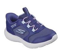 Skechers Baby Girl's Dyna-Lite Slip-In Trainers | Casual, Adaptive Closure, Machine Washable, Cushioned Insole