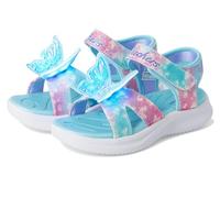Skechers Girl's Butterfly Brites Girls Sandals - Aqmt Aqua Multi Synt