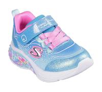 Skechers Kids' Leather Light Up Trainers C8 (25) Blue