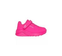 Skechers Baby Girl's Uno Lite Sneaker, Hot Pink Synthetic/Trim, 4 UK