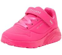 Skechers Baby Girl's Uno Lite Sneaker, Hot Pink Synthetic/Trim, 5 UK