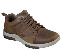 Skechers BELLINGER 2.0, Men's Low-Top Trainers, Brown (Desert Leather Dsrt), 6 UK (39.5 EU)