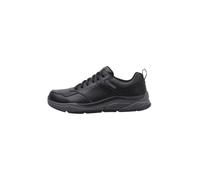 Skechers Men's 210021 BKGY Sneaker, Black Gray Waterproof Leather, 10.5 UK