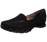 Skechers Bikers - Pedestrian, Women's Loafers, Black Suede, 5 UK (38 EU)