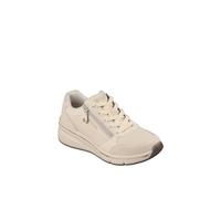Skechers Billion Flex Luxe Up Trainer In Natural Natural