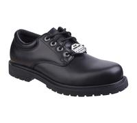 Skechers Men's Cottonwood Elks Oxfords, Black Black Leather Blk, 9 UK