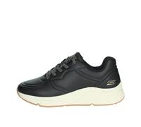 Skechers Bobs Arch Comfort BLK Black Womens Lacing Shoes 117560