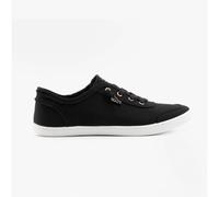 Skechers Women's Bobs B Cute Sneaker, Black Canvas, 6 UK