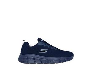 Skechers Bobs B-flex Lace-up Knit Trainers, Navy, Size 9, Men Navy